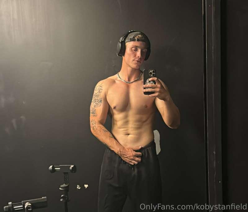 Just finished my workout, now it's time to sweat in a differ..