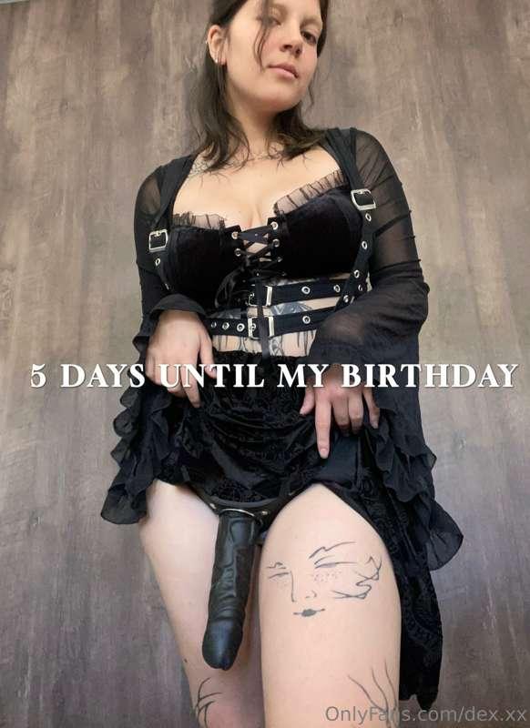 and the countdown continues, u better treat me like a queen ..