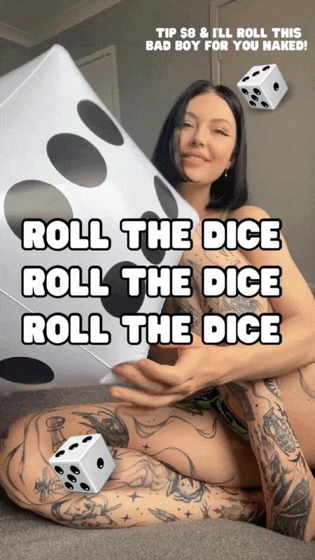 🎲 𝐑𝐎𝐋𝐋 𝐓𝐇𝐄 𝐃𝐈𝐂𝐄 🎲

🎲 𝐑𝐎𝐋𝐋 𝐓𝐇𝐄 𝐃𝐈𝐂𝐄 🎲

🎲 𝐑𝐎𝐋𝐋 𝐓𝐇𝐄 𝐃𝐈𝐂𝐄 🎲

🎲 𝐑𝐎𝐋𝐋 𝐓𝐇𝐄 𝐃𝐈𝐂𝐄 🎲
You can win some major prizes!! 👇🏻

1️⃣ 8min custom 
2️⃣ 5min custom 
3️⃣ 15min free sexting
4️⃣ $500 bundle
5️⃣ 20x of my best vids 
6️⃣ 10x of my best vids

𝗧𝗶𝗽 $𝟴 𝗮𝗻𝗱 𝗜 𝘄𝗶𝗹𝗹 𝗿𝗼𝗹𝗹 𝗺𝘆 𝗯𝗹𝗼𝘄 𝘂𝗽 𝗱𝗶𝗰𝗲 𝗳𝗼𝗿 𝘆𝗼𝘂 𝗻𝗮𝗸𝗲𝗱!