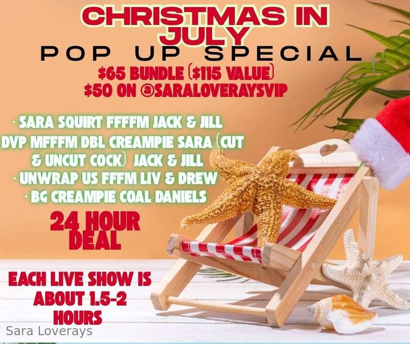 “Christmas in July” Pop Up Bundle!(Swipe for the trailers of..