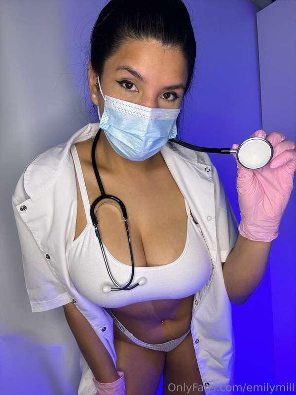 Will you let Nurse Emily take care of you today? Maybe she s..