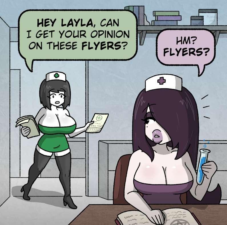 "Nurse Veronica" Plushie is LIVE! 💚 (+Obligatory Comic Ad)