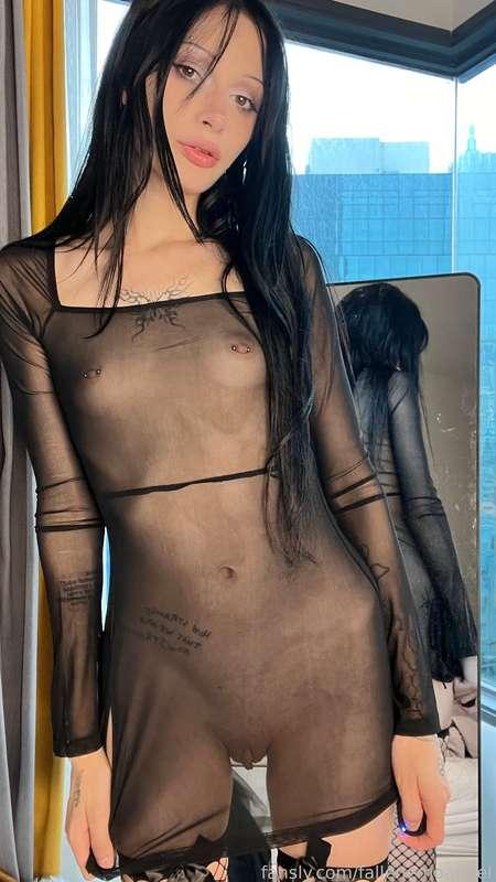 how would u rate this dress on me? from 1 to 10 

★彡 #gfe #pale #babygirl #shaved #shy #seethrough #transparent #tits #belly #bellybutton 彡★