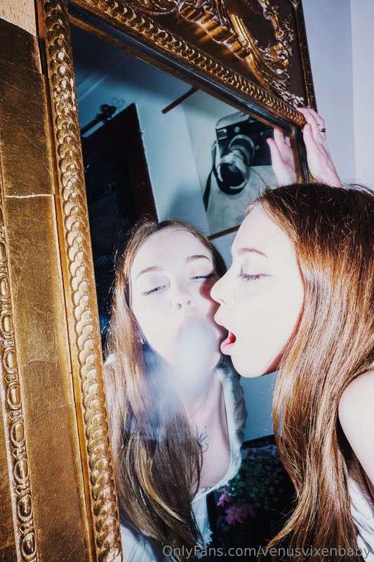 my ancestors fogged up mirrors with their mouths and it was ..
