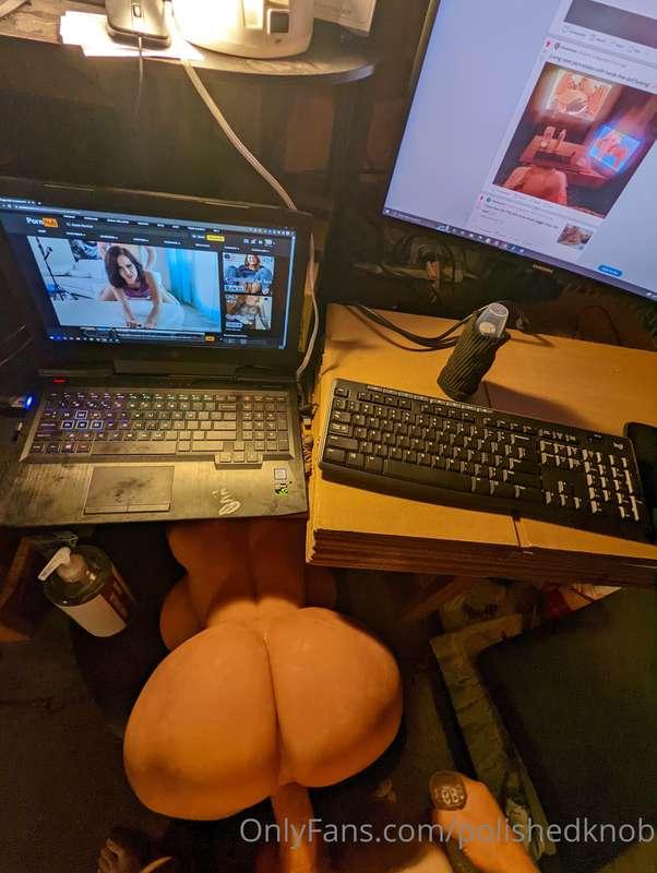at my battle station