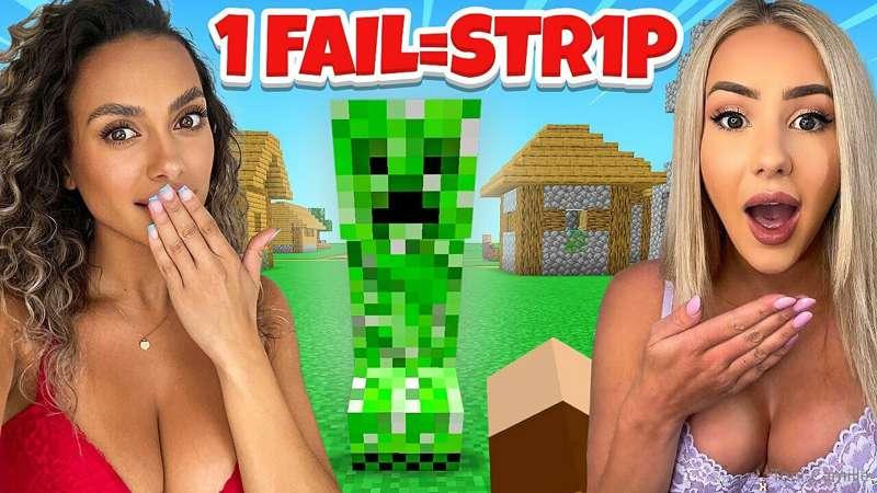 EXPLICIT STRIP minecraft ⚠️ **1 FAIL = STRIP**

(Swipe acros..