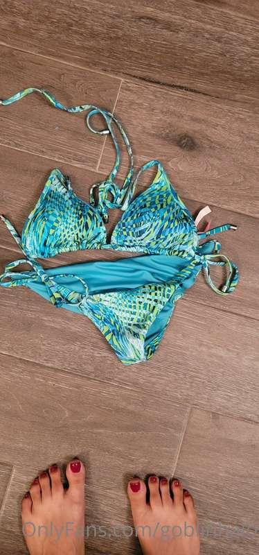 Victoria's Secret Greenish Blue String Bikini