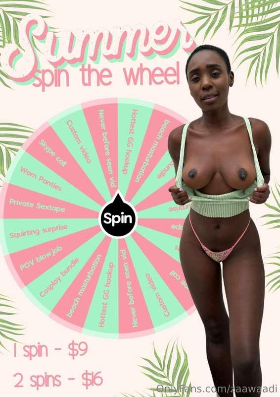 Summer Spin the wheel 🌴☀️ I wanted to treat you with the cha..