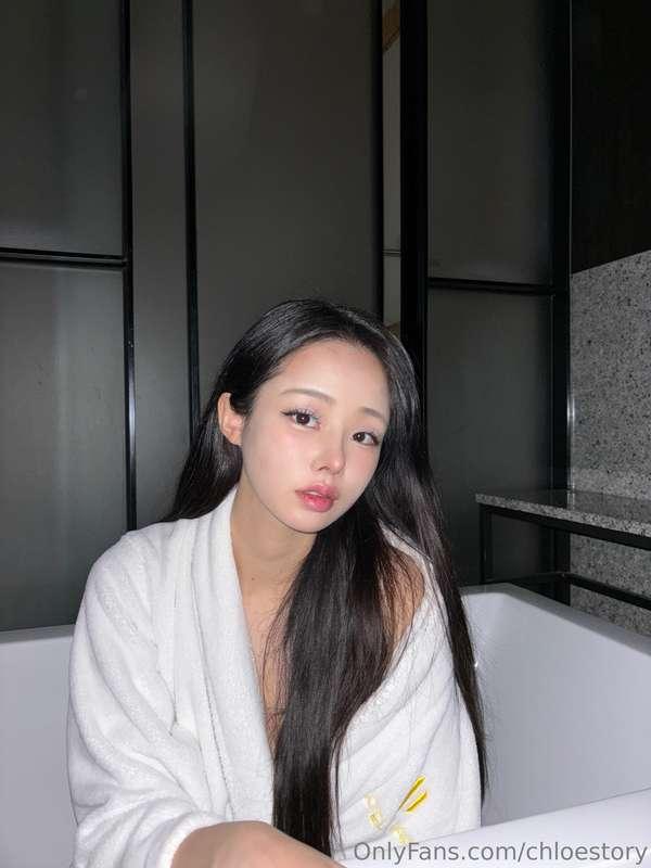 After shower chill.