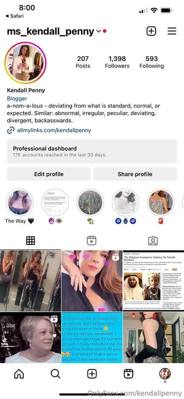 Follow my Instagram page too! ms_kendall_penny