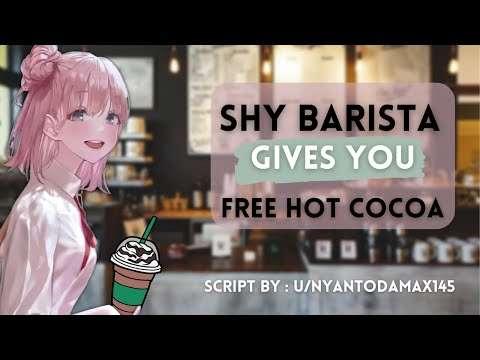 ASMR Roleplay | Shy Barista Gives You Free Hot Cocoa [Wholesome] [Barista Speaker] [Christmas]