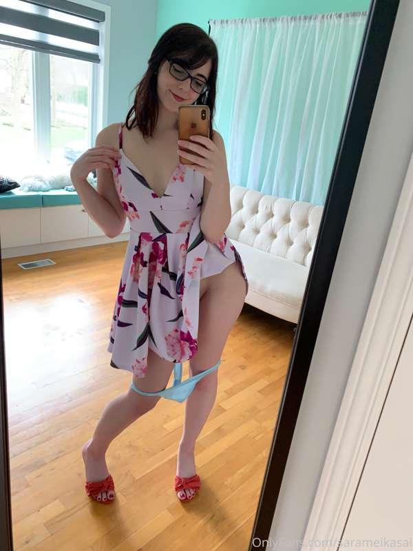 Oops, my panties fell ❤️