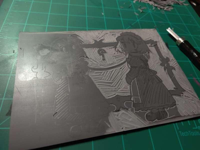 Linocutting!! 