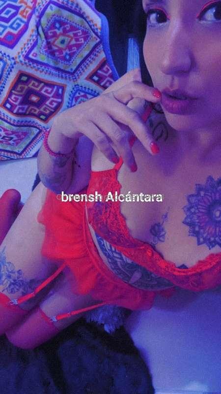 Me encantó en lencería roja