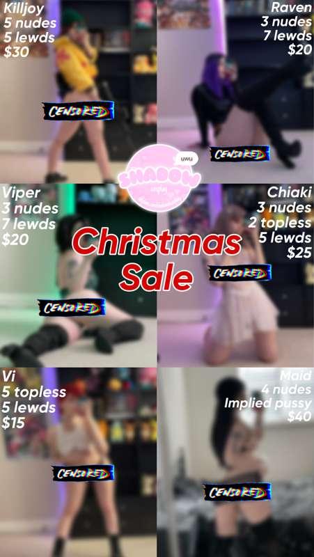 To celebrate the holiday season I’m selling the best sets fr..