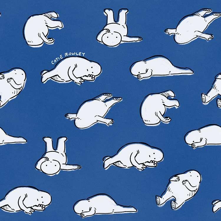 Repeating Pattern - Sleepy Guys