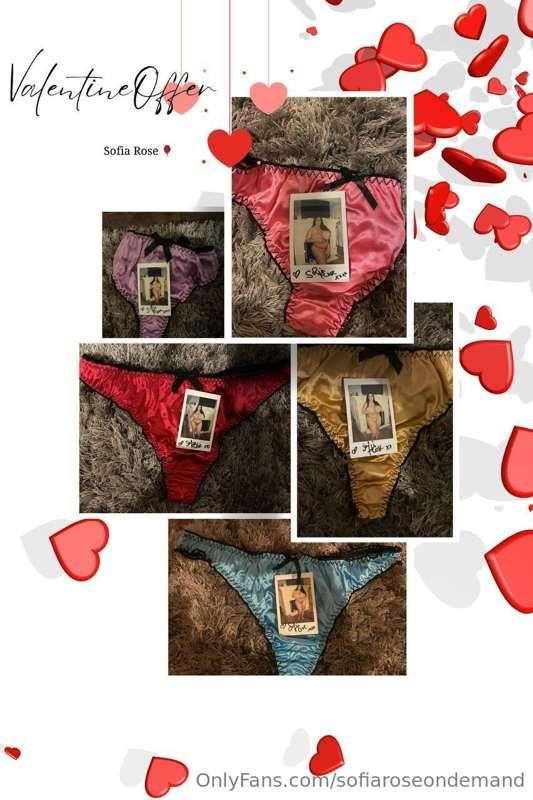 Act fast! Only a handful of Valentine's Day special panties,..