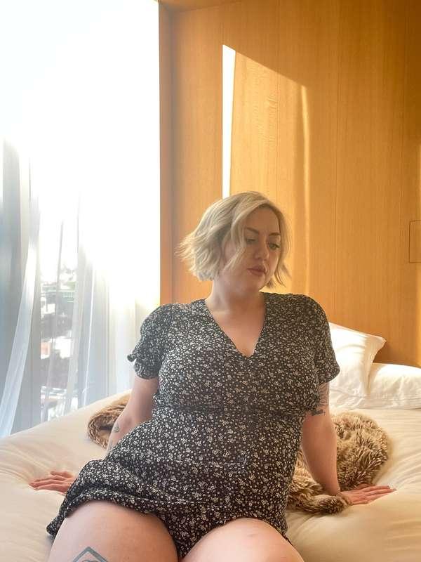 keep the dress on or take it off?