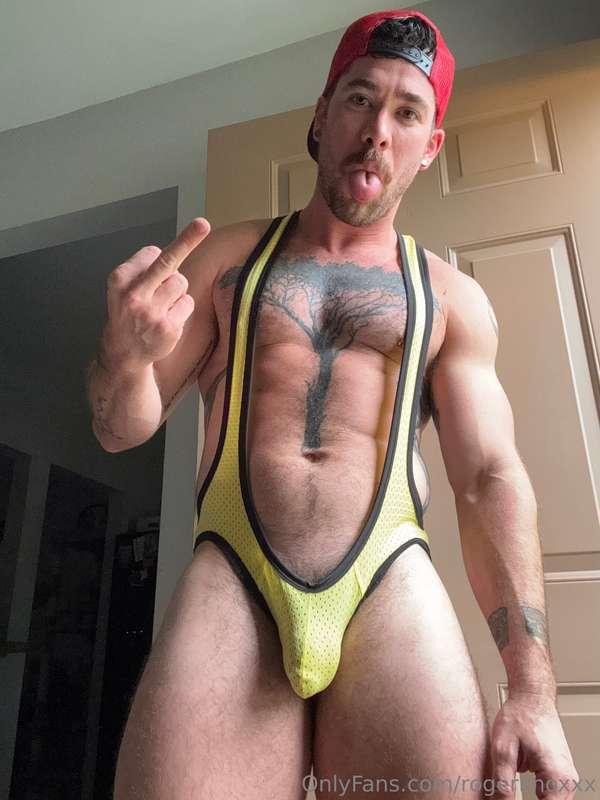 I love playing dress up in my singlets at home. Just wish I ..