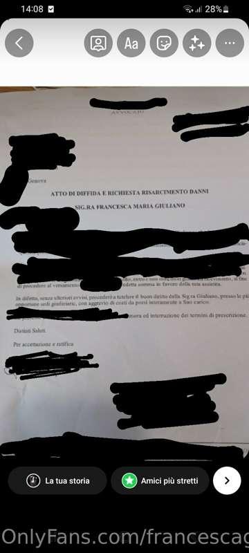 Questa richiesta risarcimento ovviamente è stata possibile g..