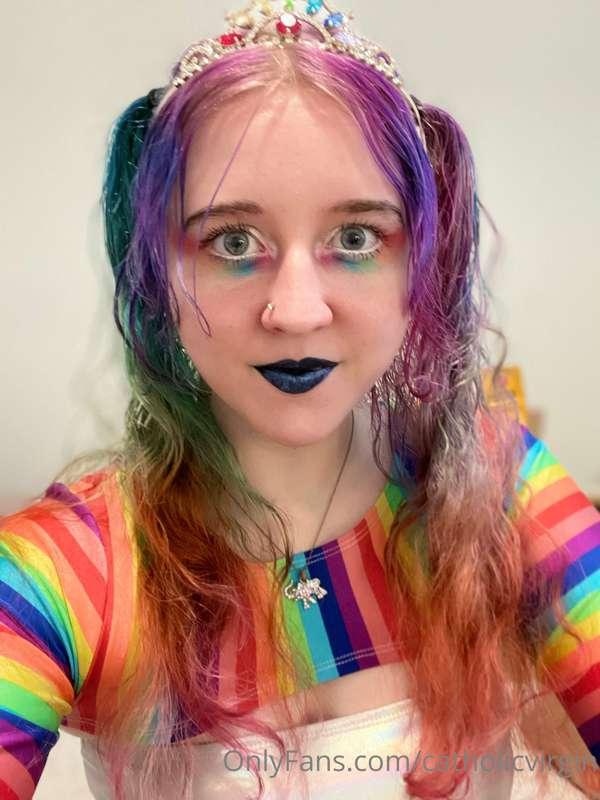 Had a great time at the pride parade😁💕