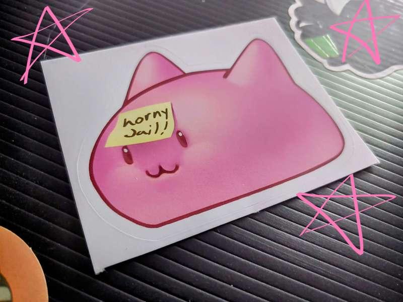 Mochi (horny jail) Sticker!!