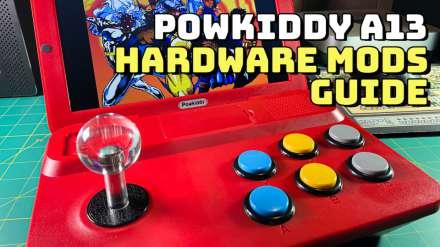 PowKiddy A13 Hardware Mods -- Buttons, Joystick, and Weight Rebalance