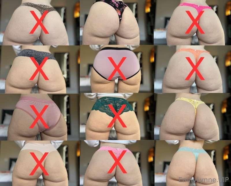 All panties are SOLD.Finally~! Panty Sale $129  Tip on this ..