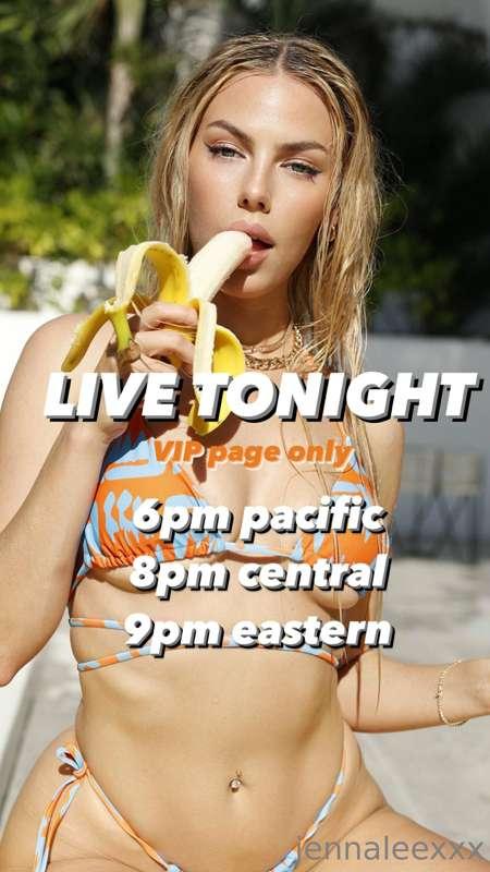 Free tonight right here on my VIP page :)