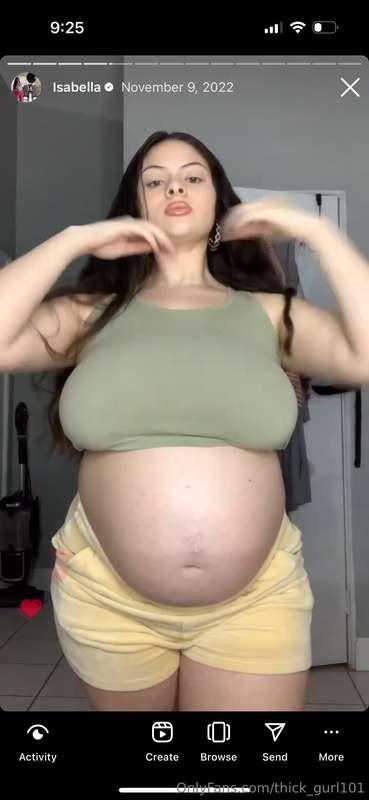 But on my belly daddy