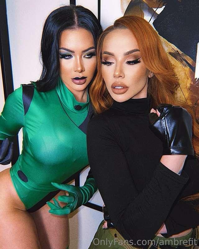Kim possible @claudiafijal and Shego have have to go at it a..