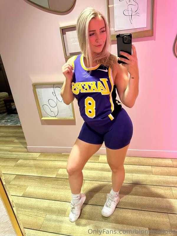 Wearing the purple and gold today 💜💛
