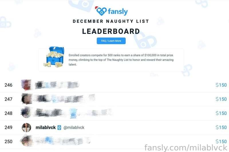   Hey guys, remember that post I wrote about the fansly contest? 
Well here are the results
  Despite the fact that the place may seem very “far away”, this is a huge accomplishment for me! Out of such a huge number of everyday creators in 249th place, this is just fire
  I am very grateful to each of you who supported me in this, it's very important for me ❤️ each of your purchase lifted me up in the ranking and helped me to keep my place with the cash prize
This nice little win motivates me to do more and better and try even harder for you first and foremost 
  Thanks again, love you😘



#contest #brunette #petite #bimbo #bigtits #lifestyle #blog #faketits #longhair #kiss