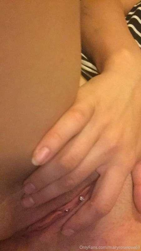Fun fact: I used to have my clit pierced. This is from the d..