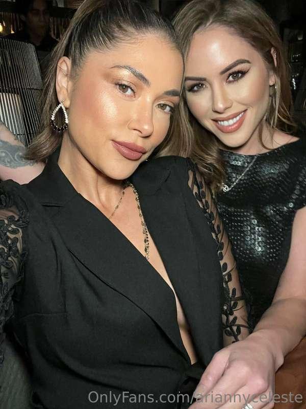 *Girls night out with my partner in crime @brittneypalmer2 🫶..