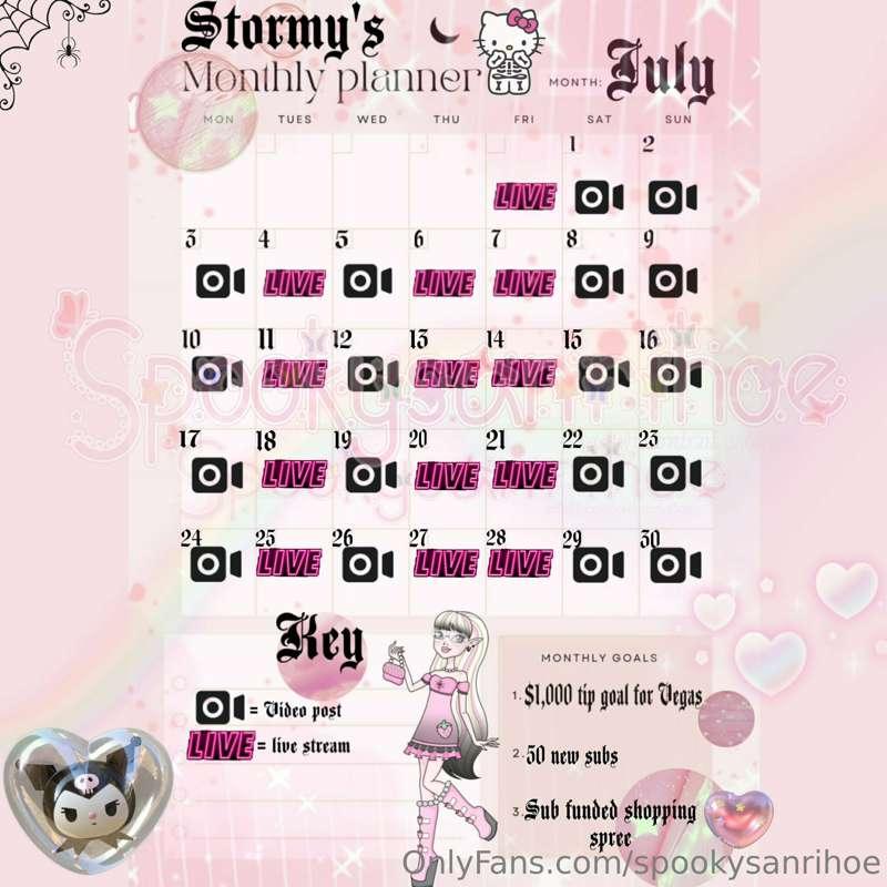 monthly content schedule!!!🩷🖤 stay tuned.🦇