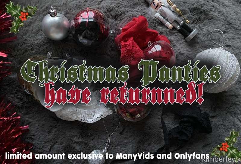 Christmas Lingerie Ornaments are returning! $50 with a perso..