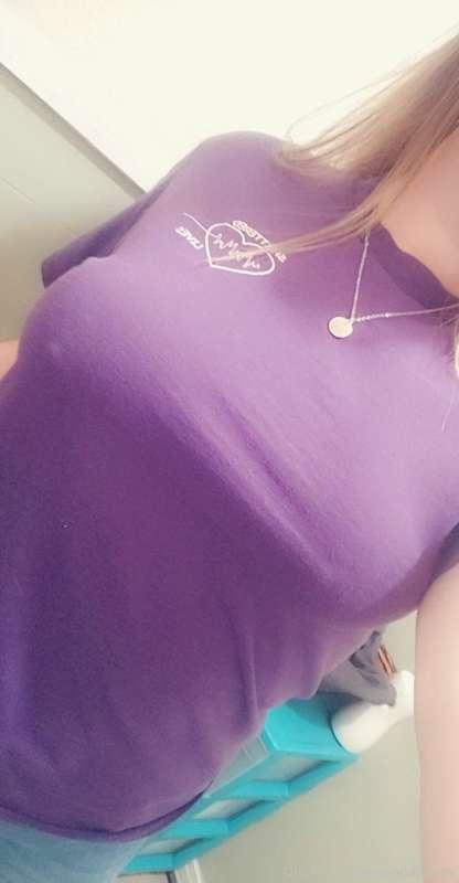 No bra at work, think anyone noticed 🤭