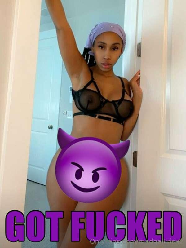 **GOT FUCKED RIGHT** In this tiny pussy you know I spreaded ..