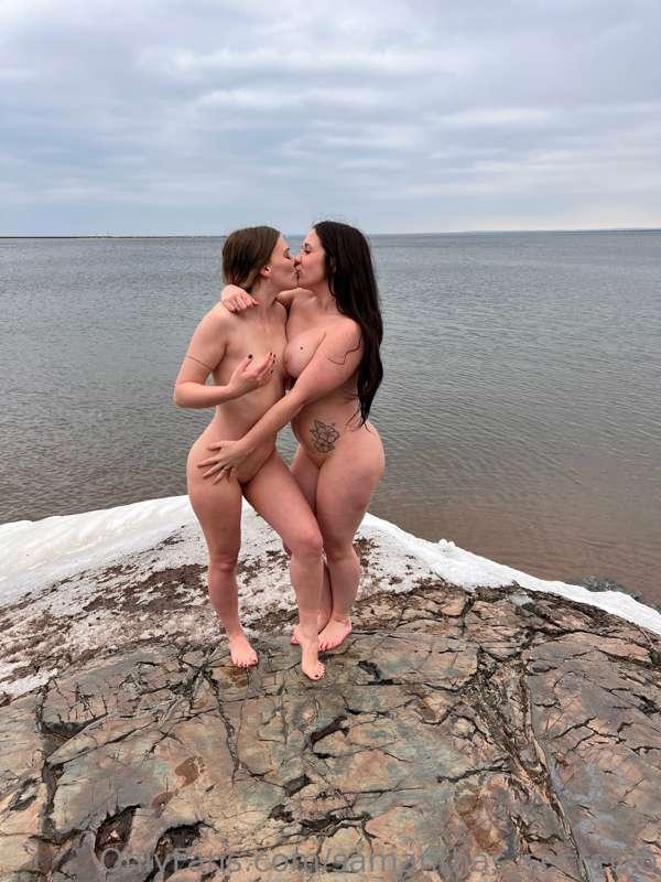 Did we actually skinny dip in Lake Superior today?! Yes… yes..
