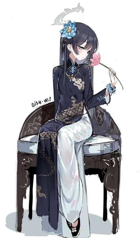 Kisaki ao dai WiP