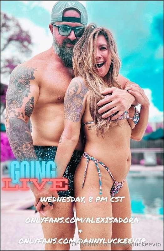 This Wednesday @alexisadora and I are going Live for the fir..