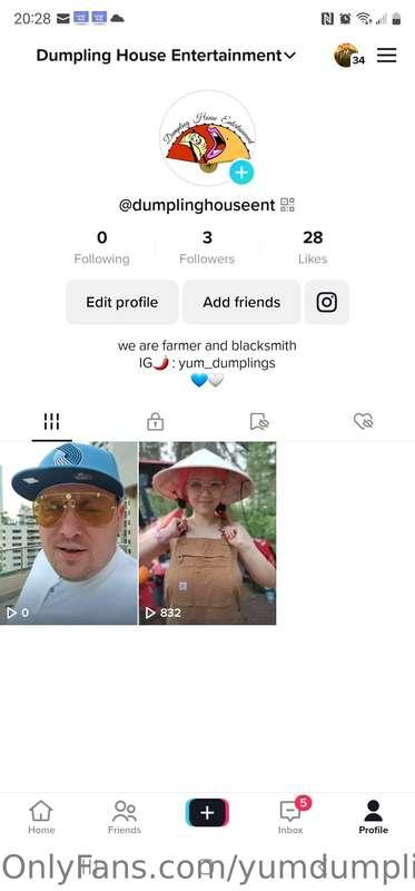 Follow our new tiktok give us a Jumpstart plz !  @dumplingho..