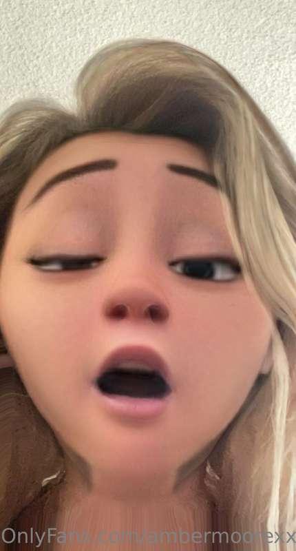 Look at this cartoon filter I did😅🥴