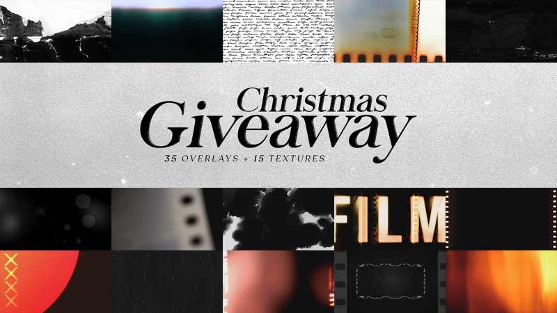 CHRISTMAS GIVEAWAY | 35 overlays + 15 textures