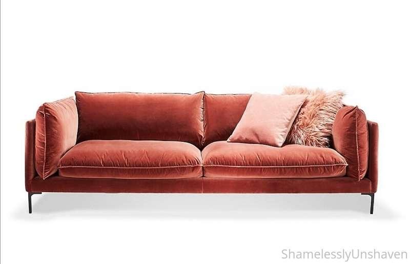 This is the new couch I got for my apartment!! I'm so so so ..