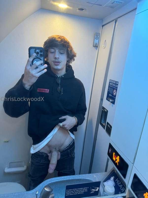 If I’m in the plane just know I’m gonna be in the bathroom b..