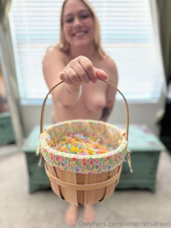 Can you fill my basket, but not with eggs, with cum 😈
