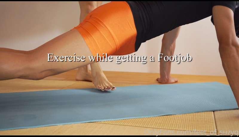 This week’s video is “Exercise while getting a Footjob”

Hi,..