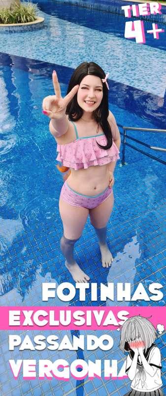 😳 Nezuko Bikini Cosplay (4K)